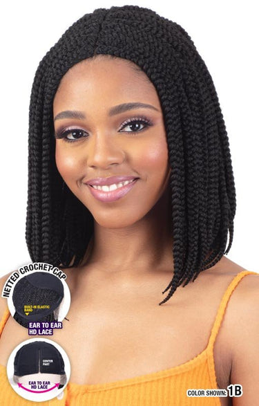 MODEL MODEL Klio Braided Lace Wig - Bob Box Braids-1- Sareya Beauty - Calgary hair store